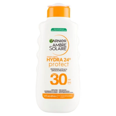 Garnier Ambre Solaire Hydra 24H Protect Protezione Latte Alta SPF30 175 ml